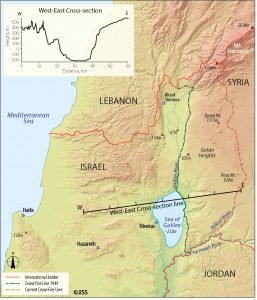 Map 1. Northern Israel