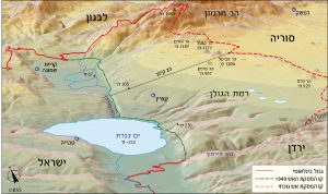 מפה מס' 2 – רמת הגולן