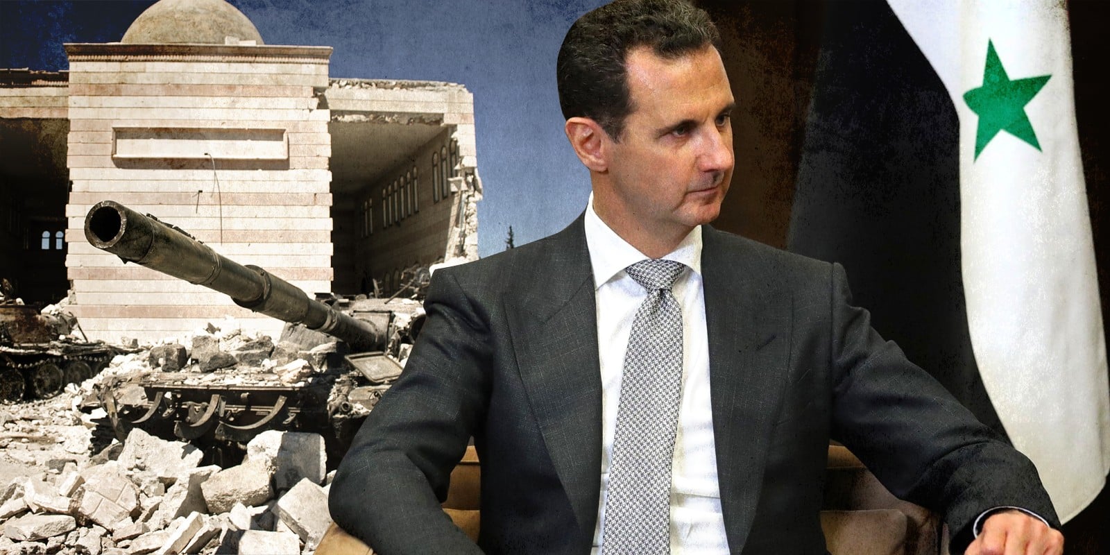assad and syria illustration