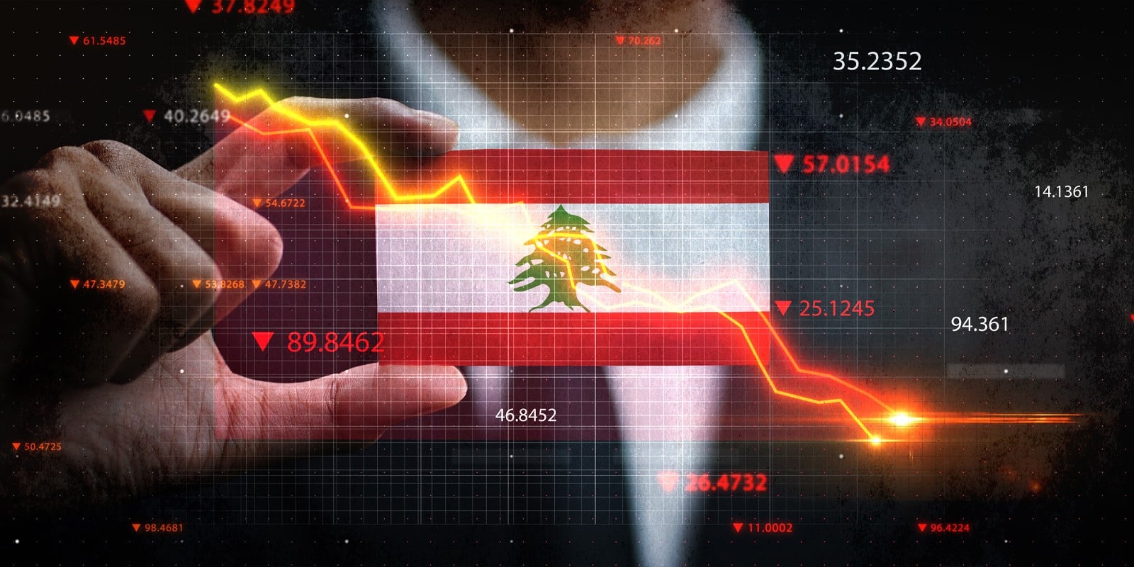 lebanon economy illustration