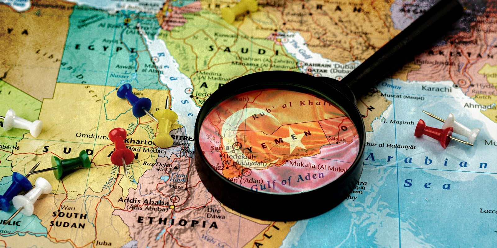 Turkey in Yemen Illustration