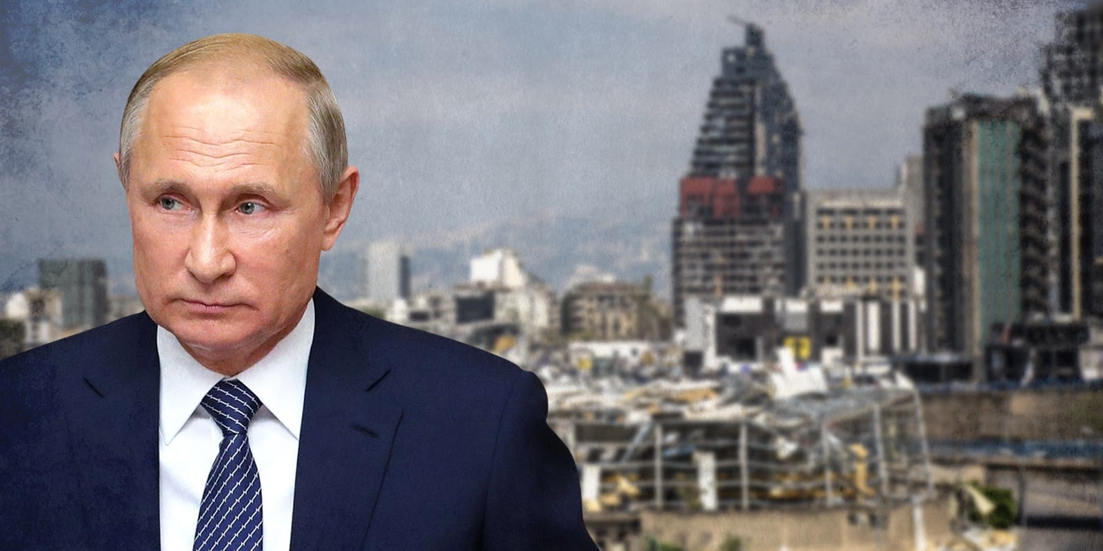 putin beirut illustration