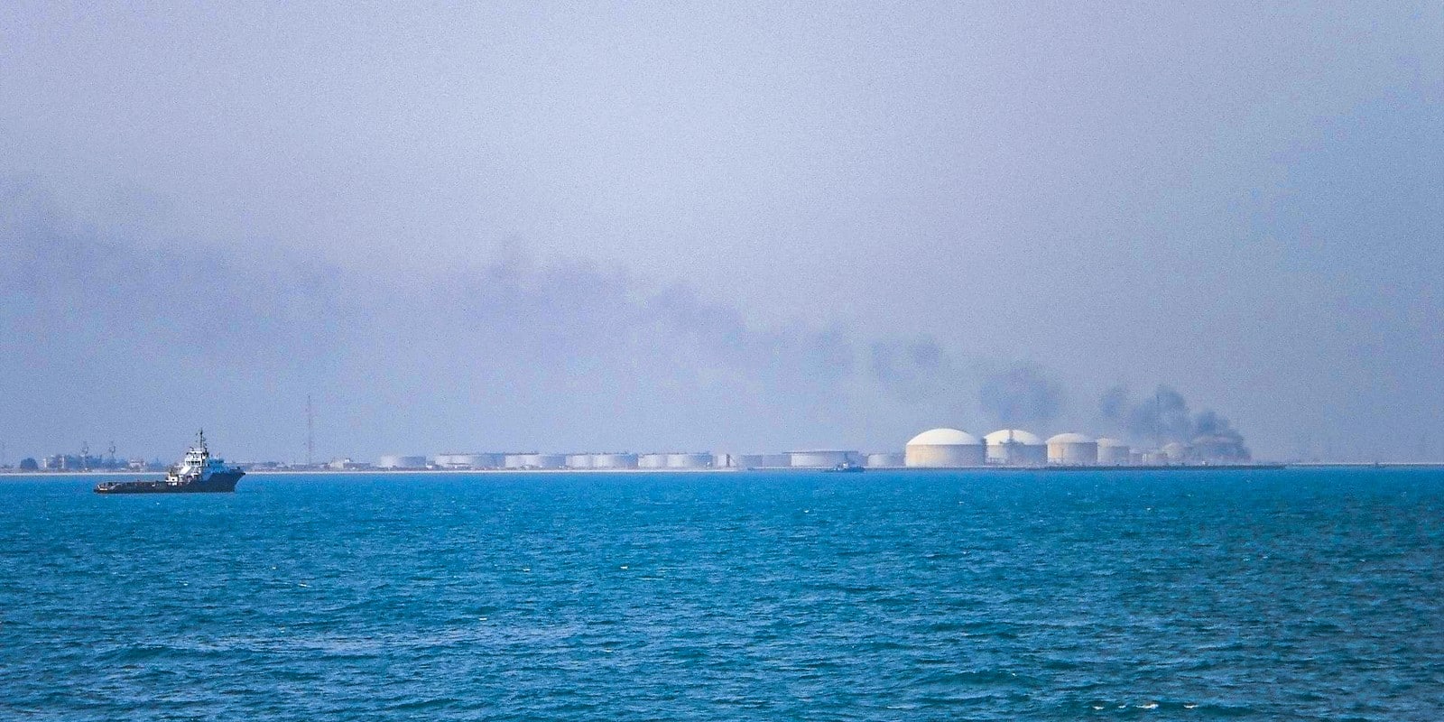 Oil tanks in Ras Tanura
