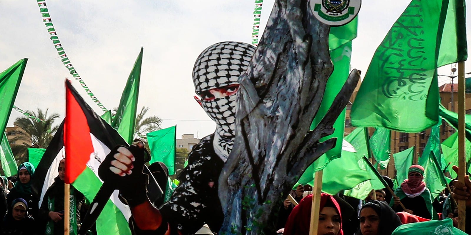 Hamas rally in Gaza