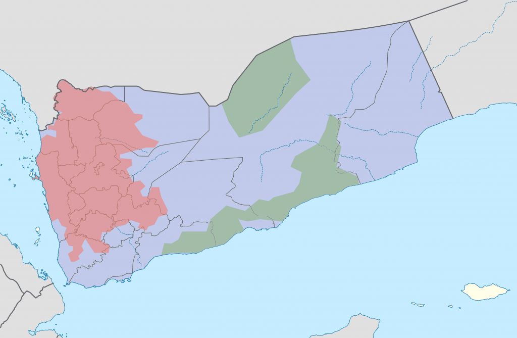 Yemen map