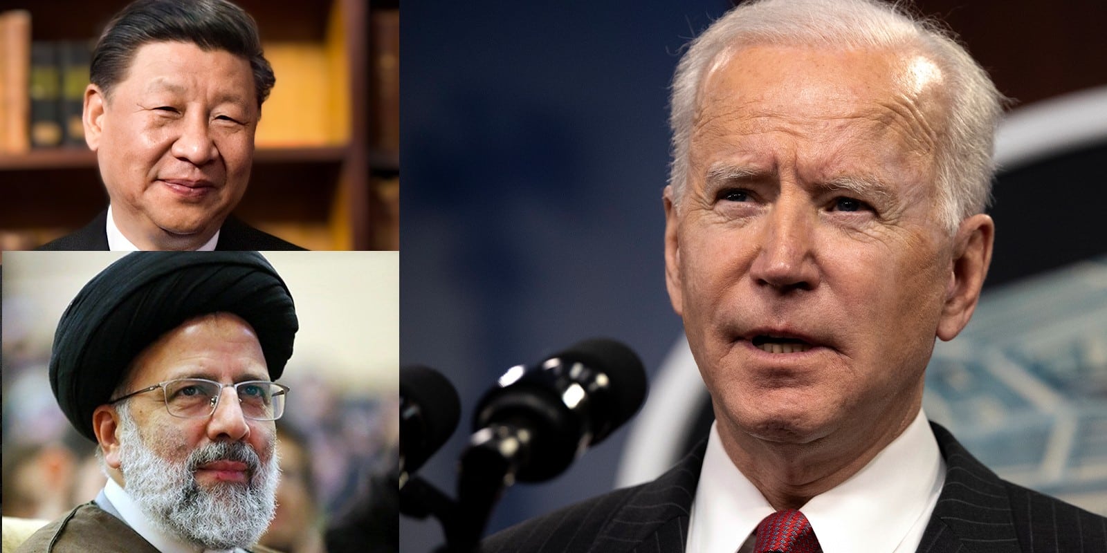 Joe Biden, Xi Jinping, Ebrahim Raisi