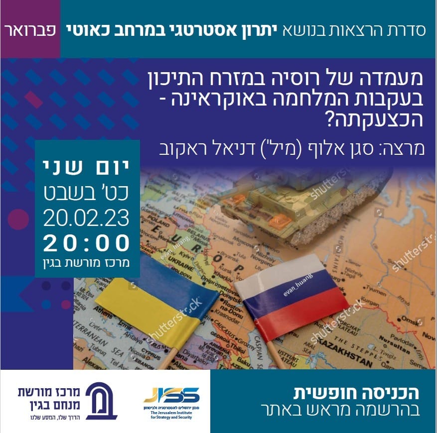 מעמדה של רוסיה במזה"ת, בעקבות המלחמה באוקראינה