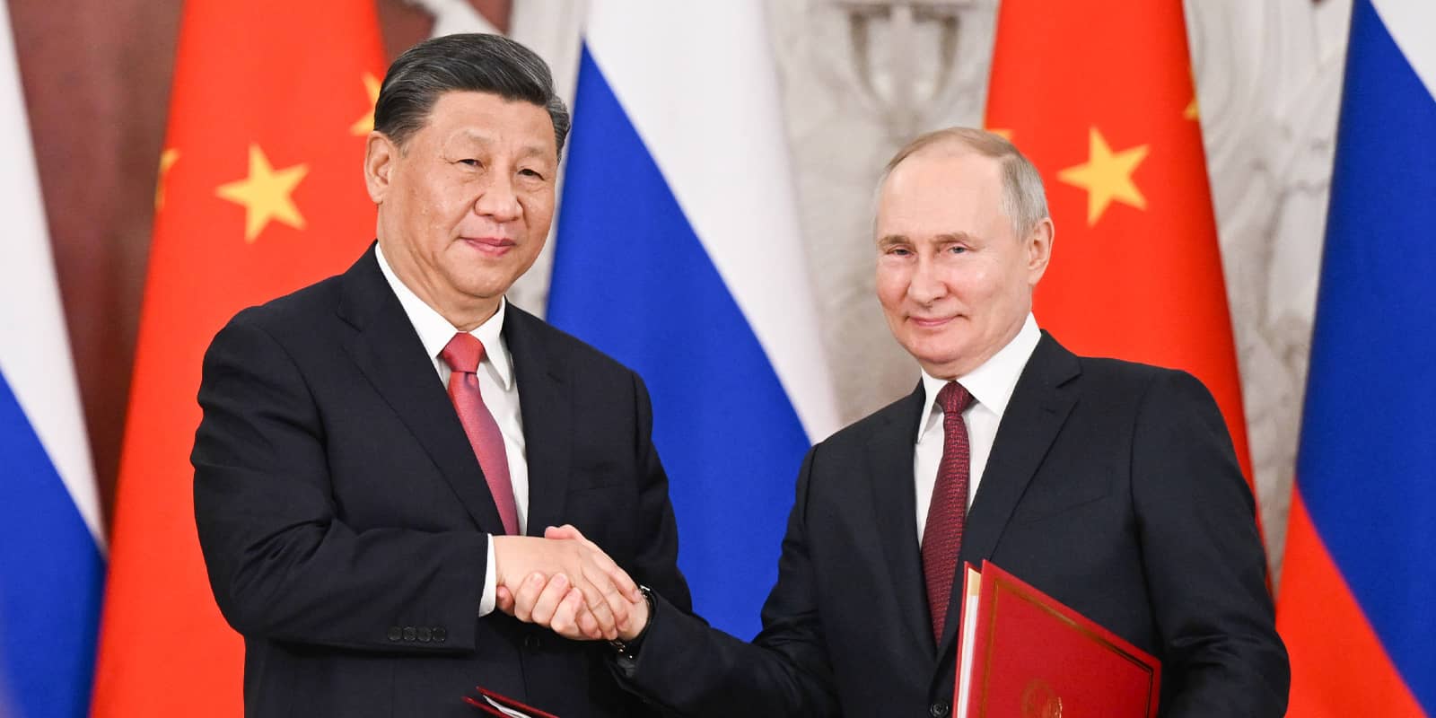 Chinese President Xi Jinping and Russian President Vladimir Putin
