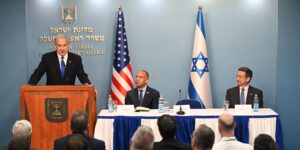 ראש הממשלה נתניהו נושא דברים. צילום: חיים צח, לע"מ.