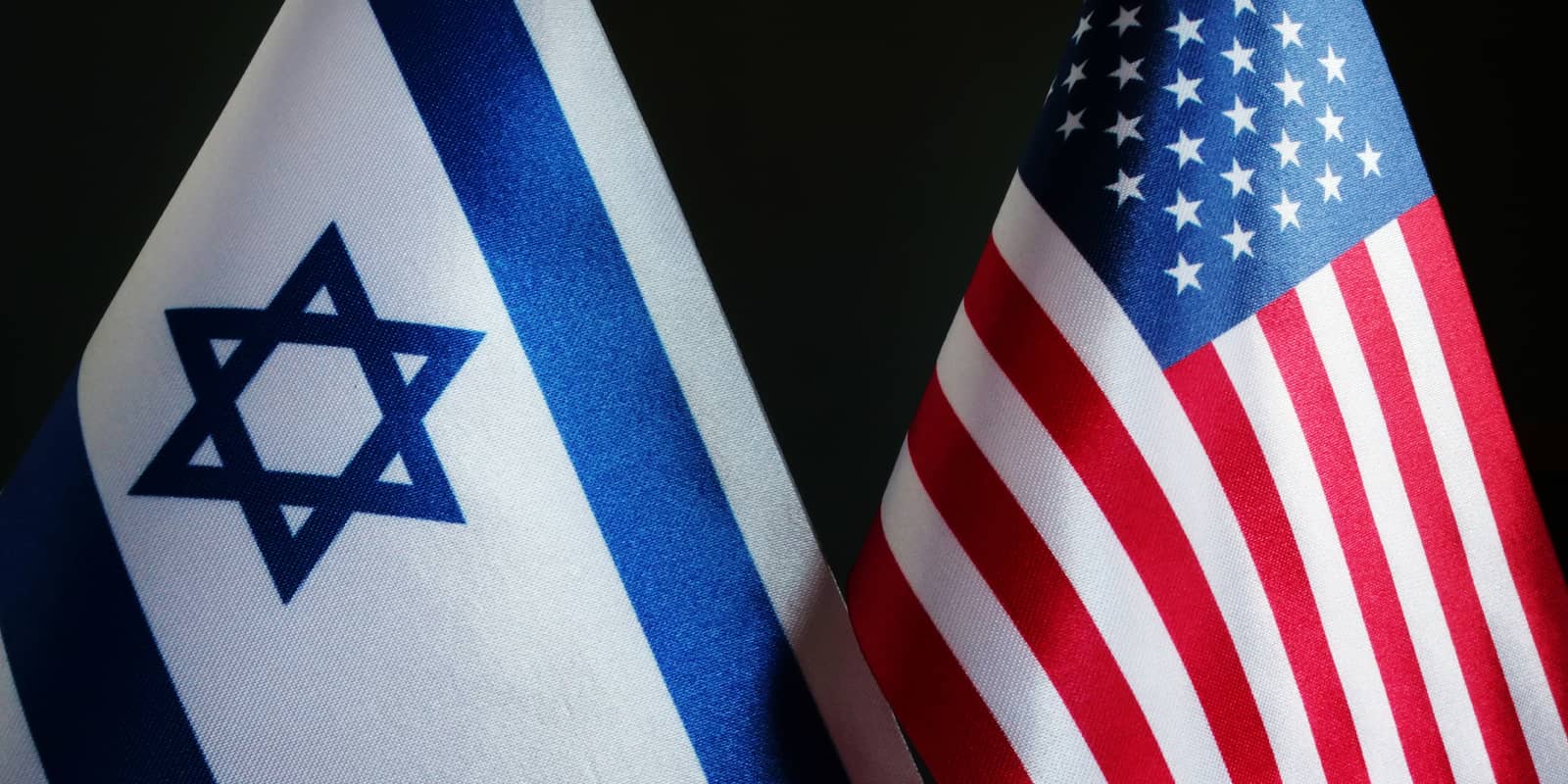 Israel and US flags