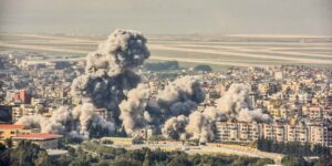 Airstrikes in Beirut Lebanon November 23